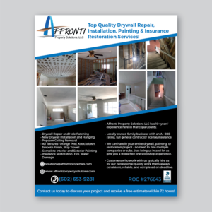 Flyer Design by Antun Kaic for Affronti Property Solutions LLC | Design: #17103413