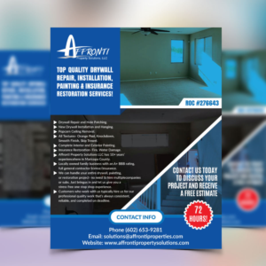 Flyer Design by psychophic for Affronti Property Solutions LLC | Design: #17151633