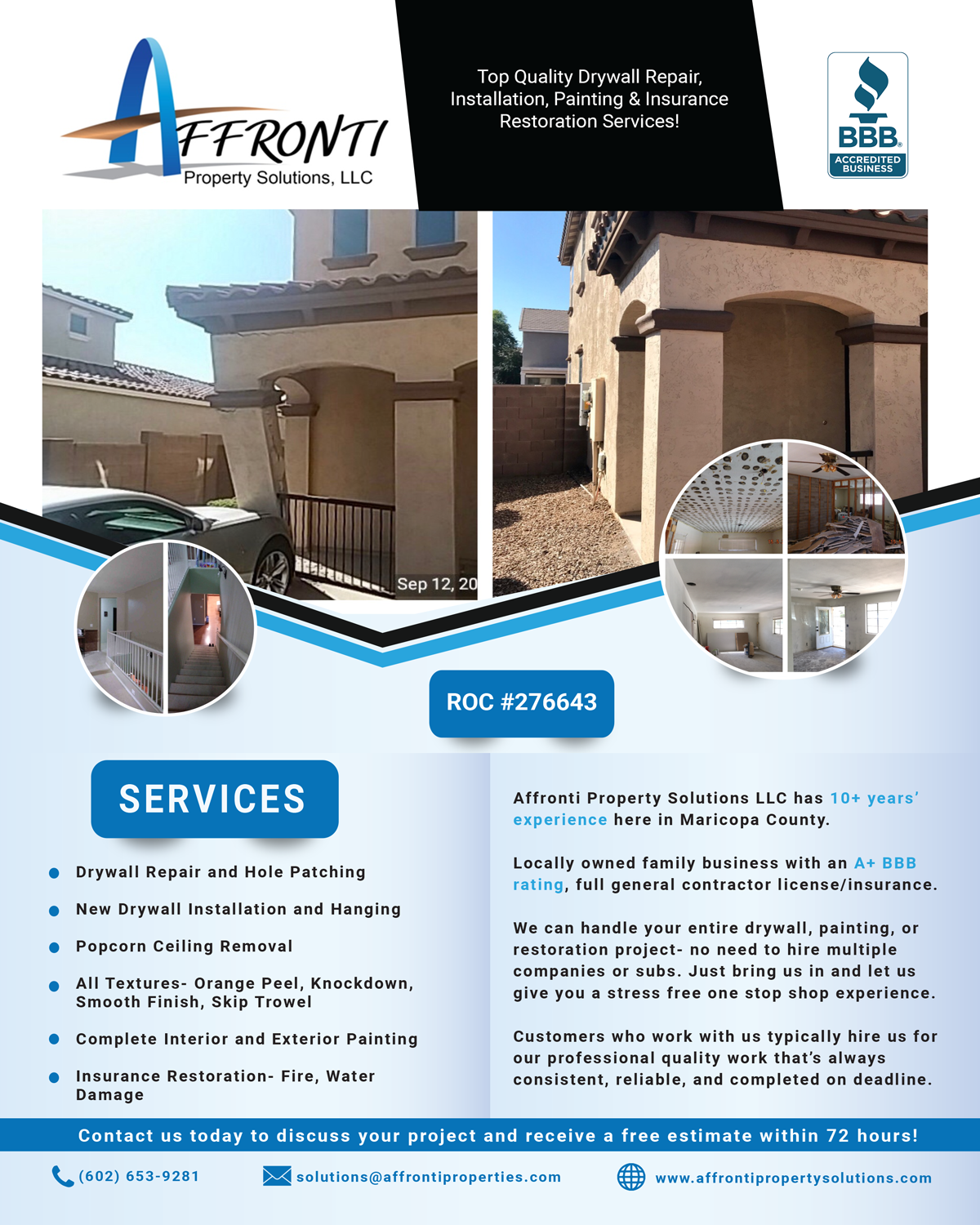 Flyer-Design von Paras Bali für Affronti Property Solutions LLC | Design #17158617