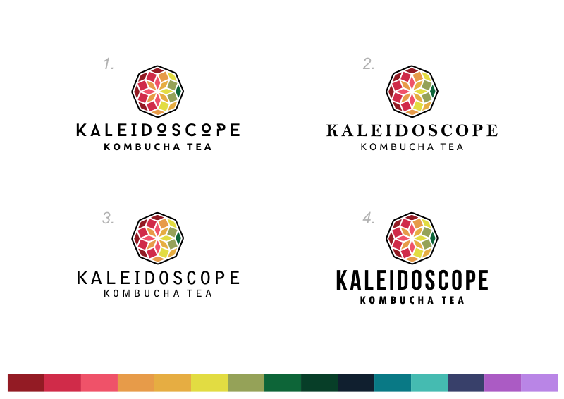Diseño de Logo por Amduat Design para Kaleidoscope Kombucha Tea | Diseño #17120800