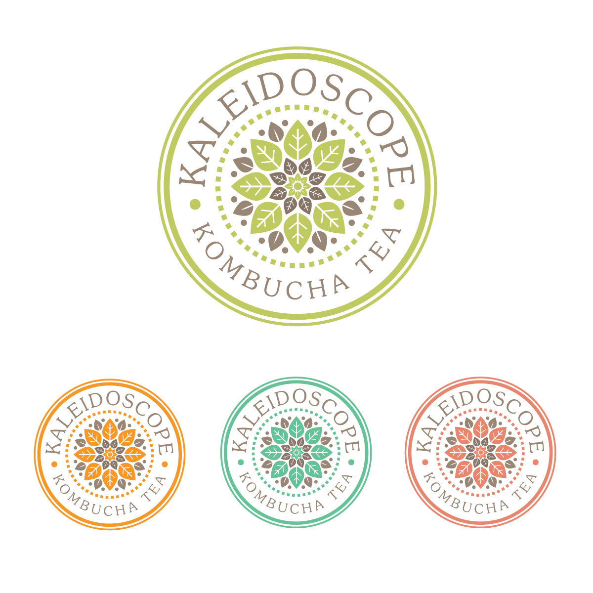 Diseño de Logo por michellefrances para Kaleidoscope Kombucha Tea | Diseño #17085363