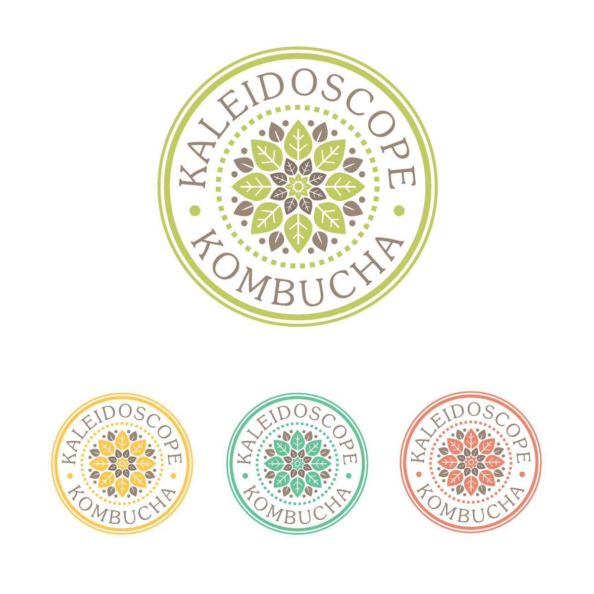 Diseño de Logo por michellefrances para Kaleidoscope Kombucha Tea | Diseño #17096515