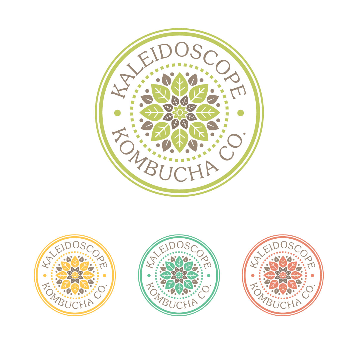 Logo-Design von michellefrances für Kaleidoscope Kombucha Tea | Design #17096925