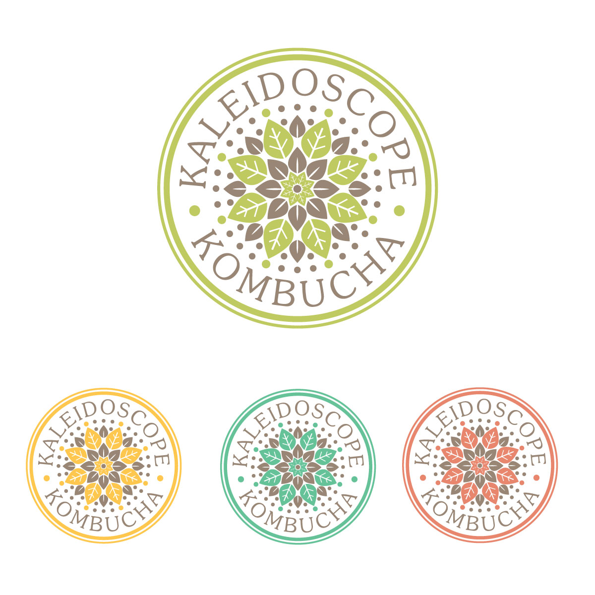 Diseño de Logo por michellefrances para Kaleidoscope Kombucha Tea | Diseño #17097036