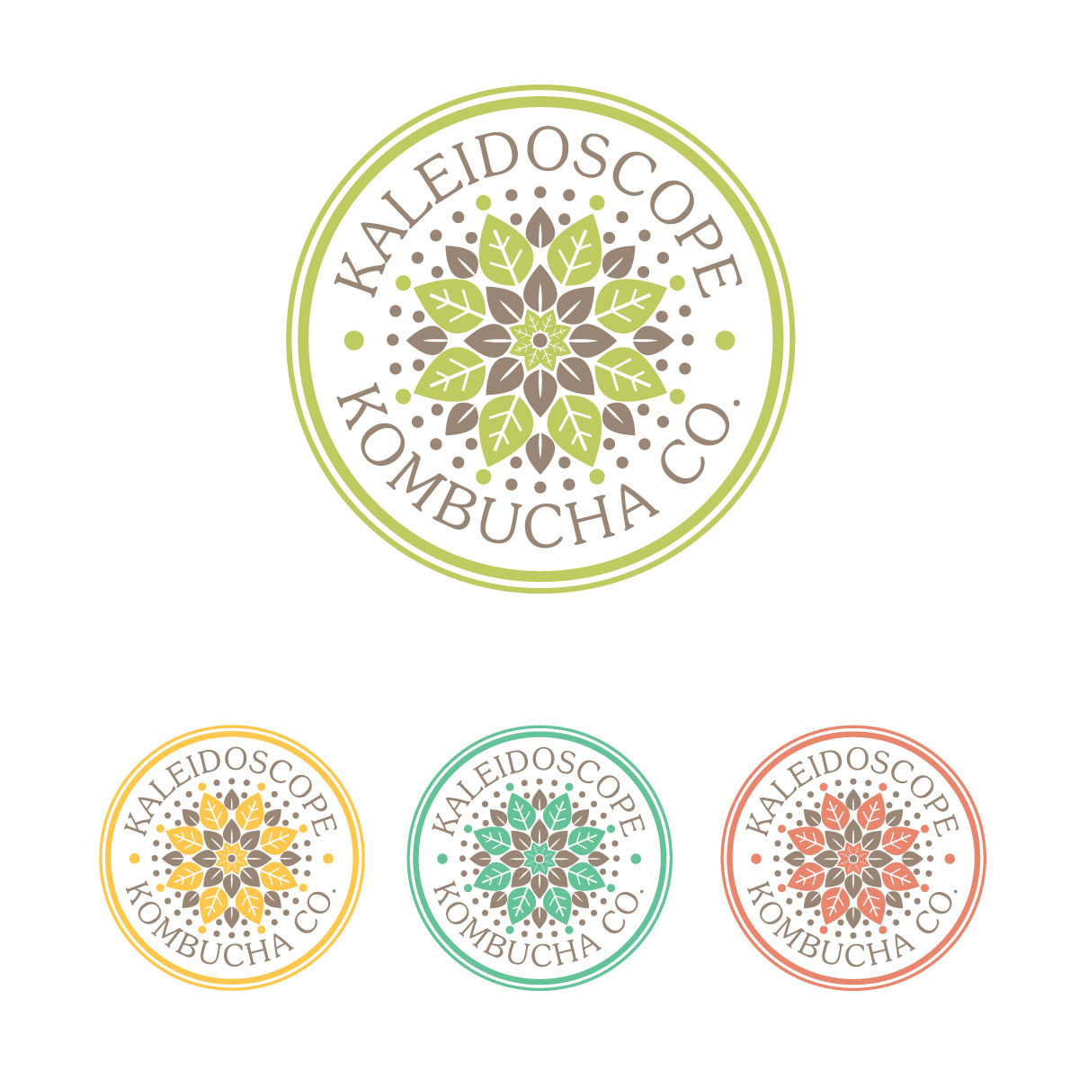 Diseño de Logo por michellefrances para Kaleidoscope Kombucha Tea | Diseño #17097037