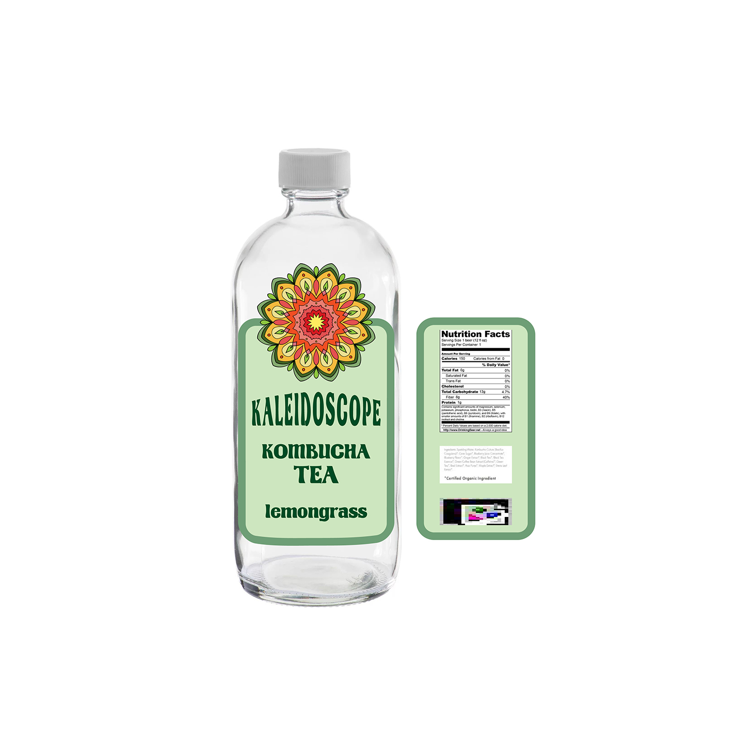 Diseño de Logo por LaVitaBella67 para Kaleidoscope Kombucha Tea | Diseño #17060042
