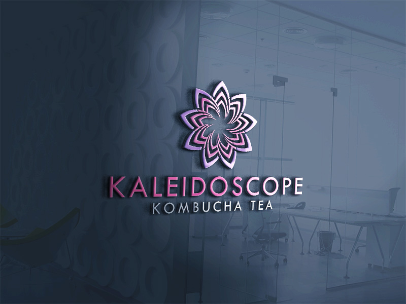 Logo Design by Helen Swift for Kaleidoscope Kombucha Tea | Design #17071499