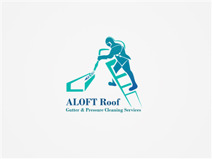 Diseño de Logo por kavish para Aloft Roof, Gutter & Pressure Cleaning Services | Diseño: #2736270