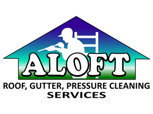 Diseño de Logo por JoseMari para Aloft Roof, Gutter & Pressure Cleaning Services | Diseño: #2759765
