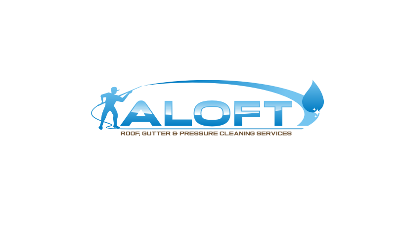 Diseño de Logo por ankita para Aloft Roof, Gutter & Pressure Cleaning Services | Diseño #2696130