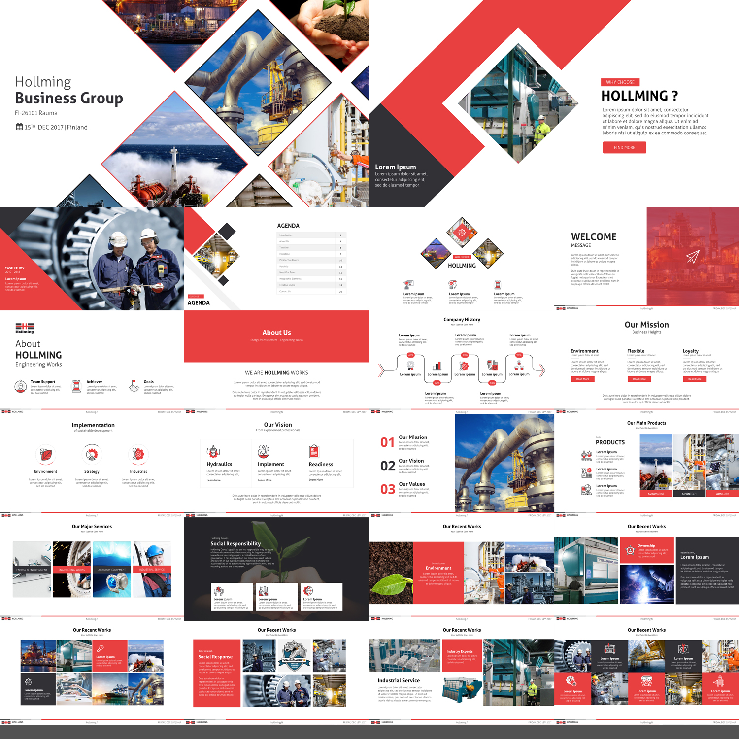 Bold, Professional, It Company PowerPoint Design for a Company by