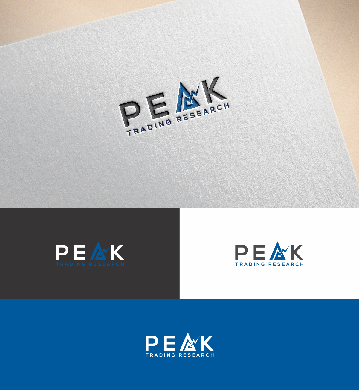 Logo-Design von MKR für Peak Trading Research | Design #17325717