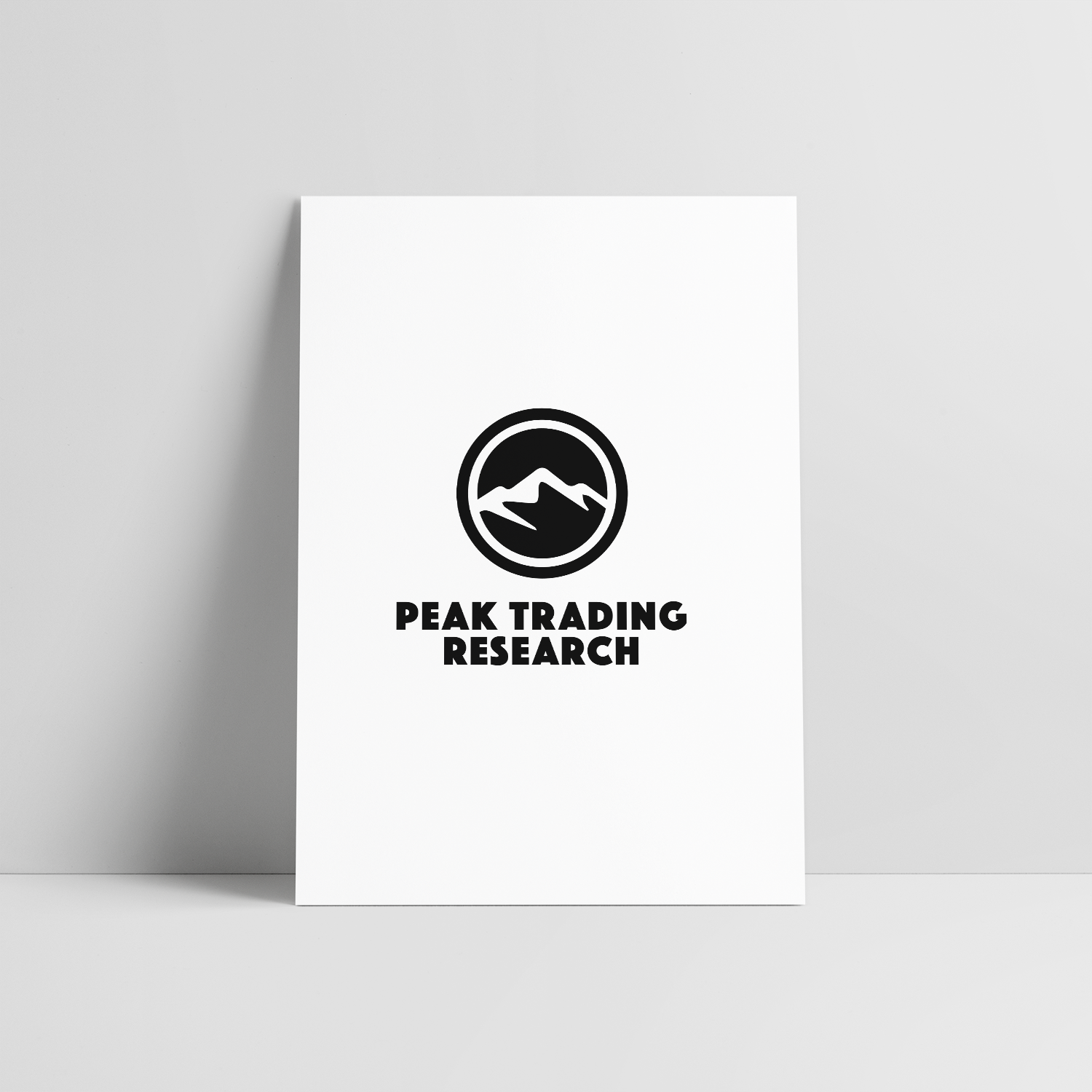 Logo-Design von Artur Zherdetskii für Peak Trading Research | Design #17339171