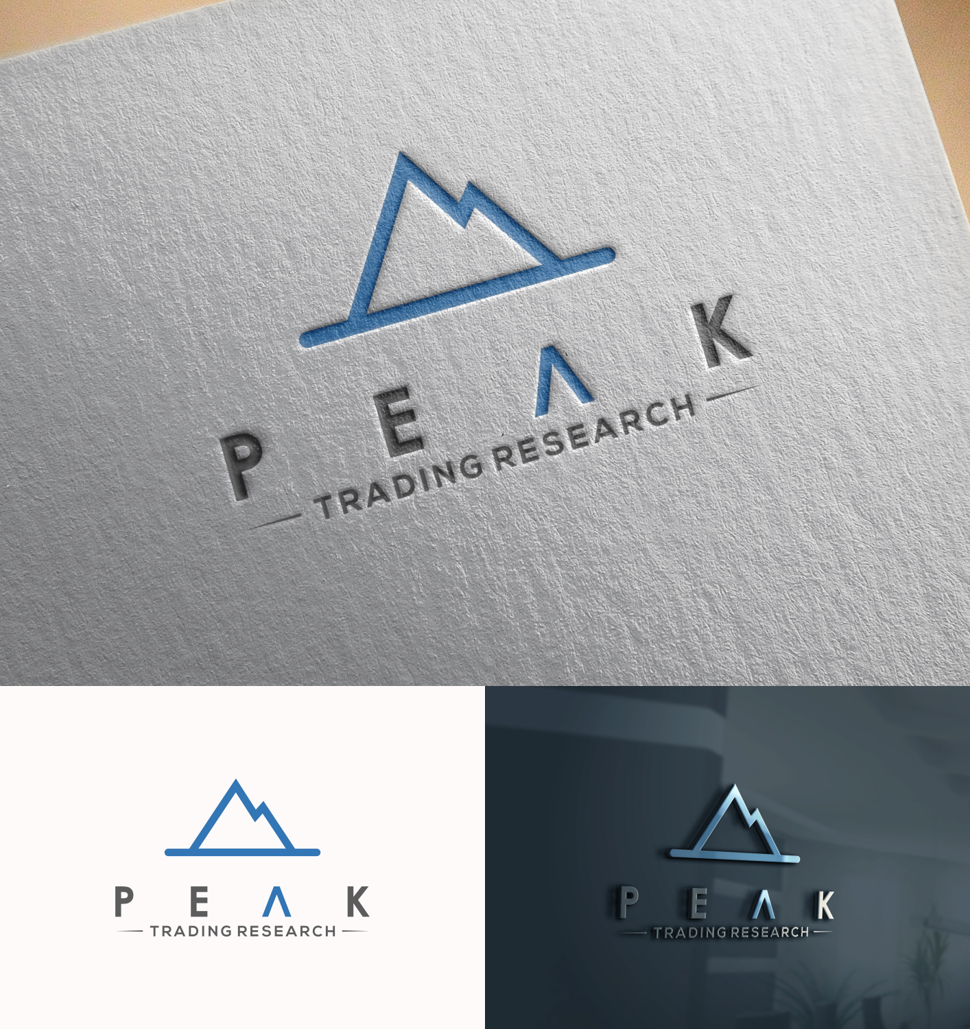 Logo-Design von FireBlaster für Peak Trading Research | Design #17326294