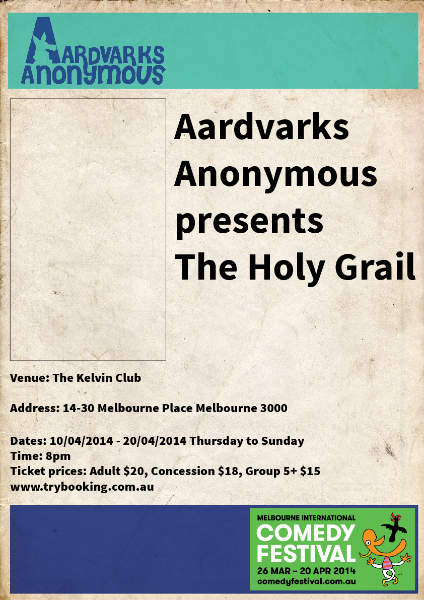 Poster-Design von Martin für Aardvarks Anonymous | Design #2921293