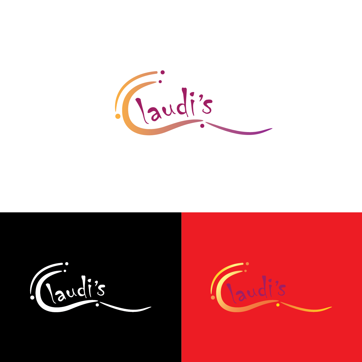 Logo Design by RizkyDK for Claudi's | Design #17230905