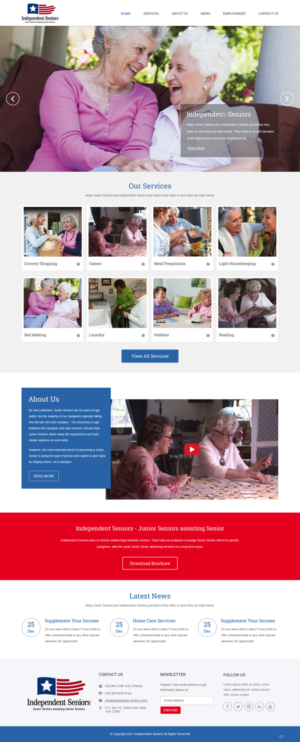 Web Design par pb pour The McVicar Media Group | Design : #17071705