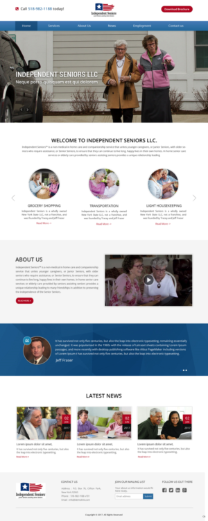 Web Design par pb pour The McVicar Media Group | Design : #17071708