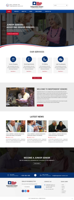 Web Design par pb pour The McVicar Media Group | Design : #17071709