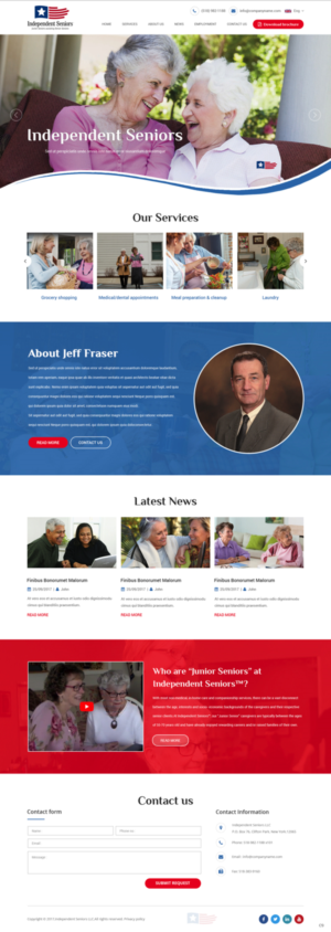 Web Design par pb pour The McVicar Media Group | Design : #17071716