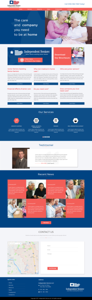 Web Design by Sujit Banerjee for The McVicar Media Group | Design #17091030
