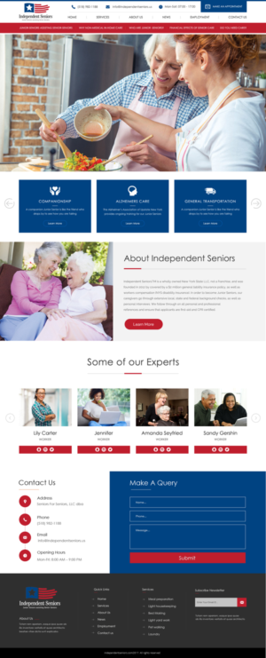 Web Design par Dream Logo Design pour The McVicar Media Group | Design : #17094801