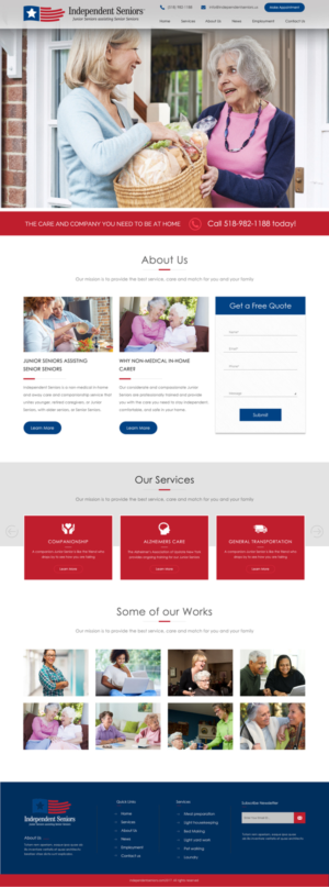 Web Design by Dream Logo Design for The McVicar Media Group | Design #17094802