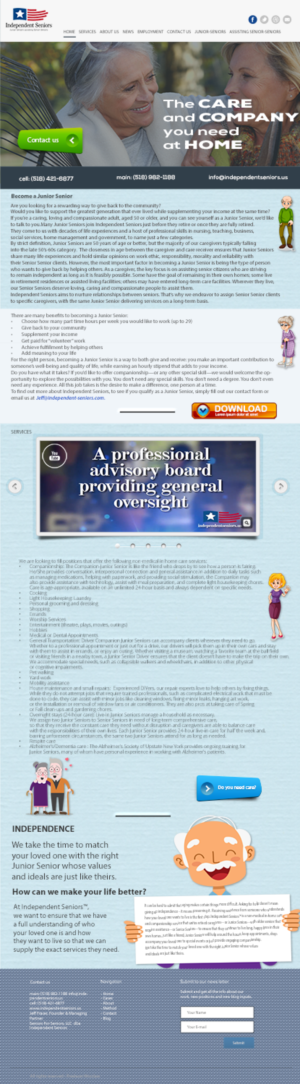 Web Design by Grebowiec Peter for The McVicar Media Group | Design #17161396