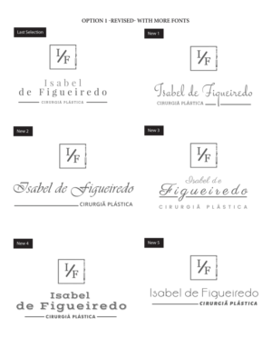 Isabel de Figueiredo - Cirurgiã Plástica  | Diseño de Papelería por Expert Designer
