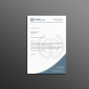 Design En-Tête par Creations Box 2015 pour TMW Law | Design : #17069126
