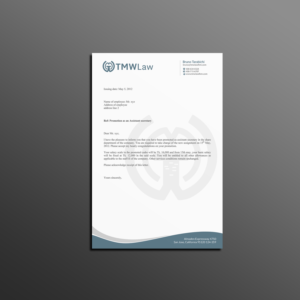 Design En-Tête par Creations Box 2015 pour TMW Law | Design : #17069142