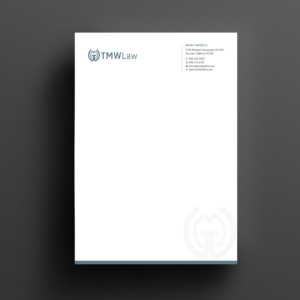 Letterhead Design by Right_D for TMW Law | Design: #17072053