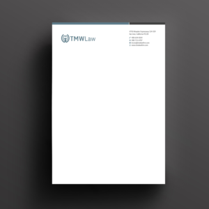 Letterhead Design by Right_D for TMW Law | Design: #17072054