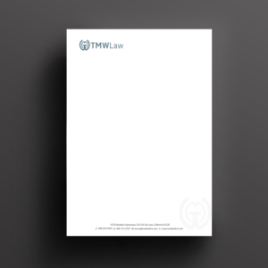 Letterhead Design by Right_D for TMW Law | Design: #17072064