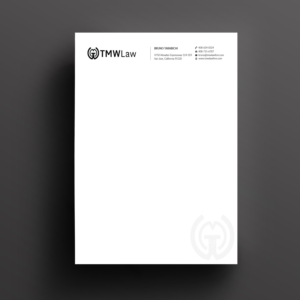 Letterhead Design by Right_D for TMW Law | Design: #17072754