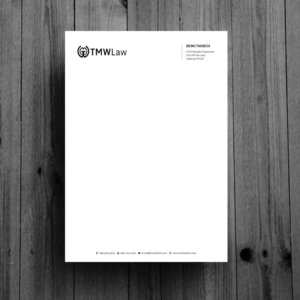 Design En-Tête par Right_D pour TMW Law | Design : #17149801