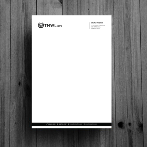 Design En-Tête par Right_D pour TMW Law | Design : #17149803