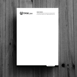 Design En-Tête par Right_D pour TMW Law | Design : #17150030
