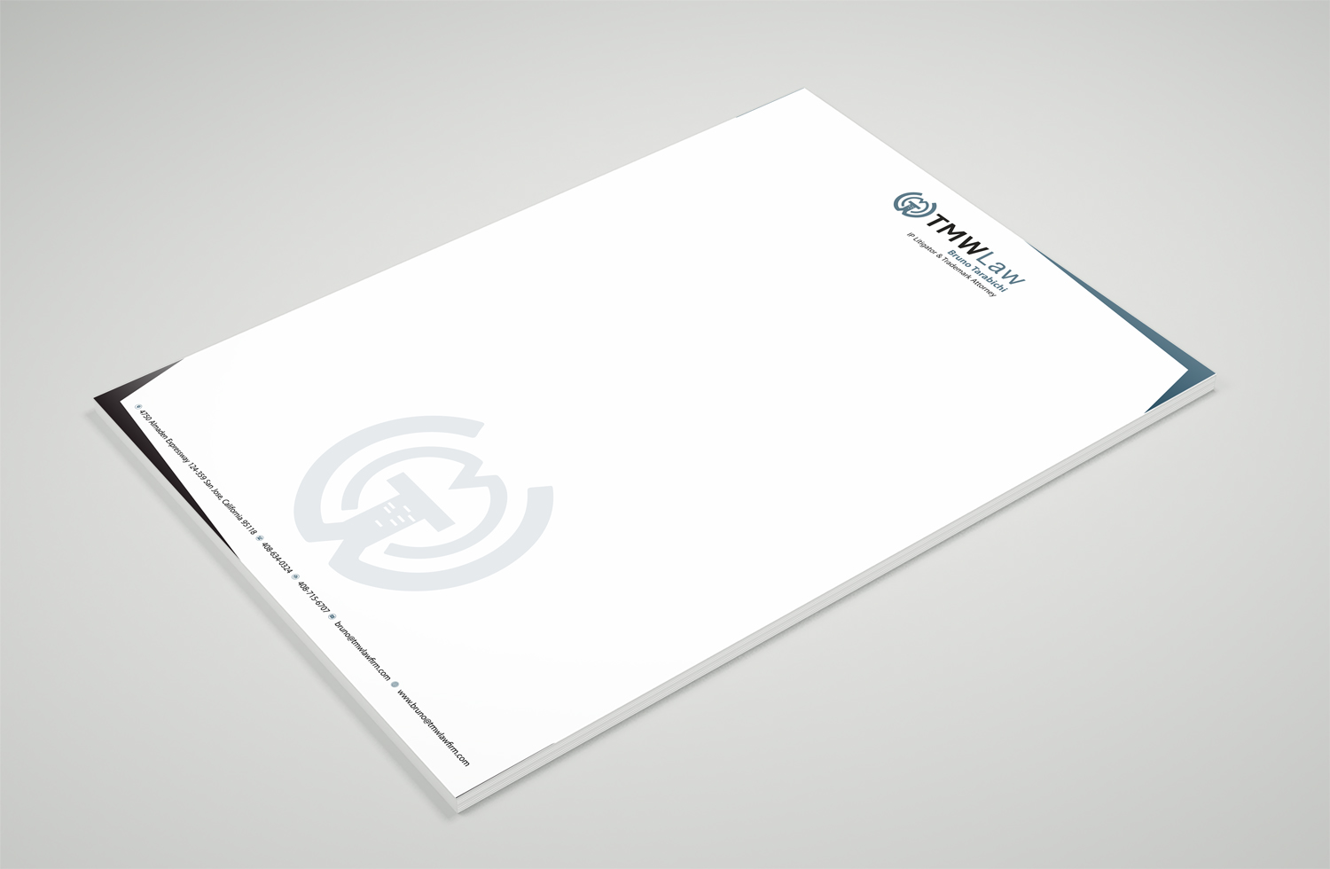 Briefkopf-Design von Petter Goms für TMW Law | Design #17085543