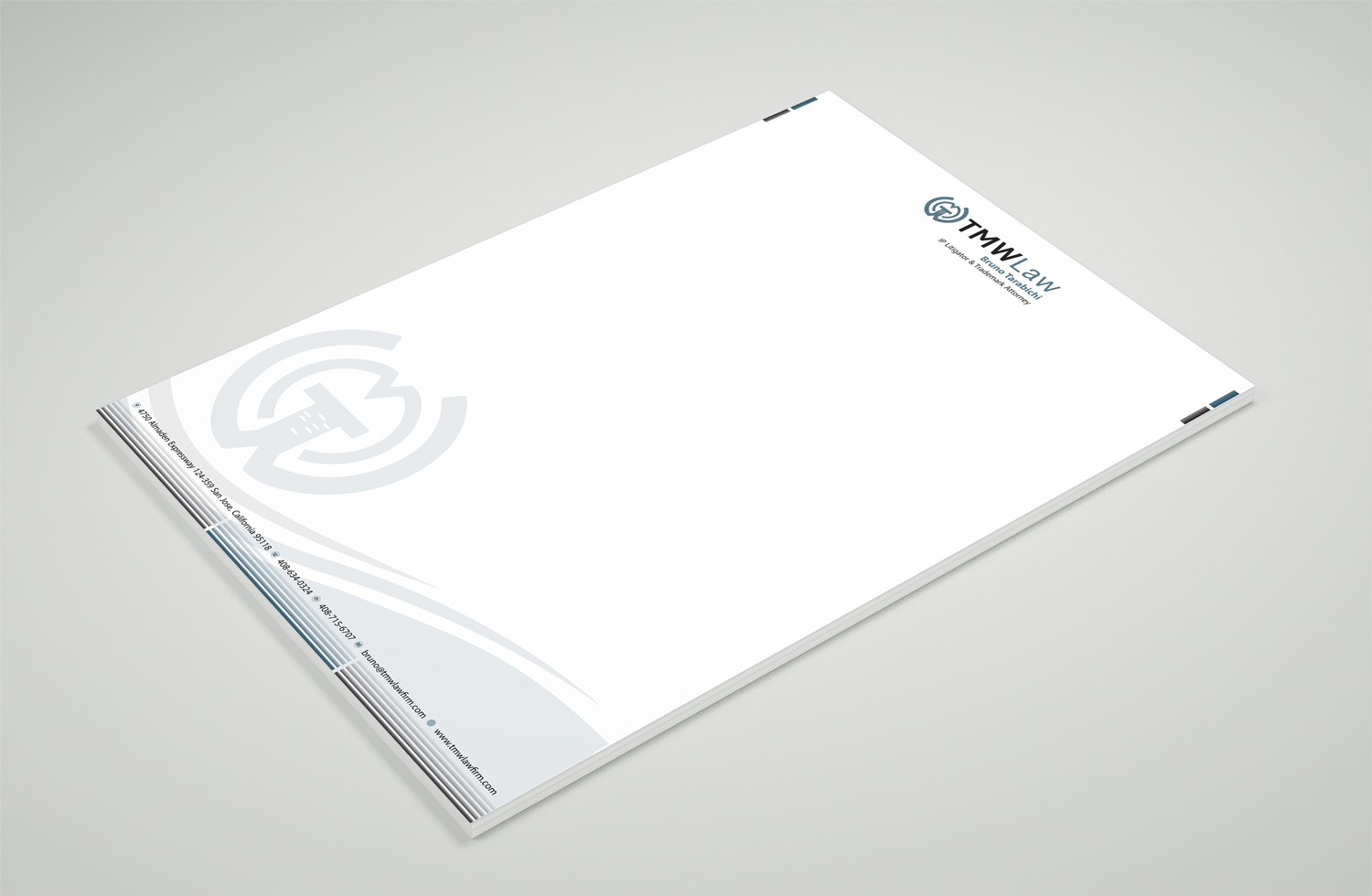 Letterhead Design by Petter Goms for TMW Law | Design #17085784