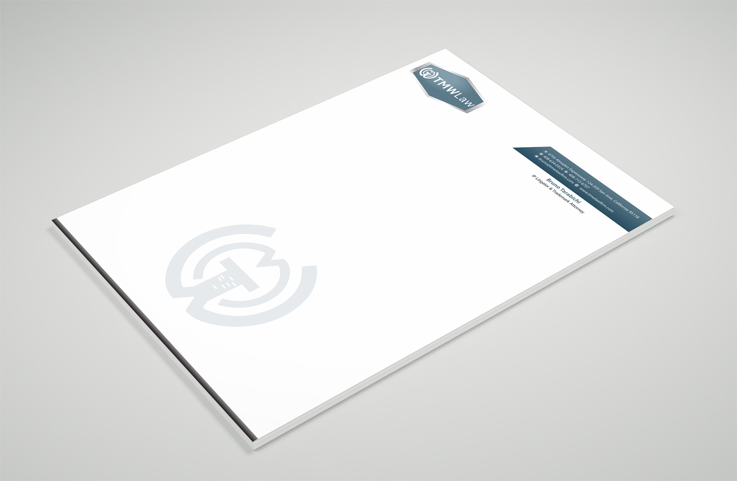 Letterhead Design by Petter Goms for TMW Law | Design #17086044