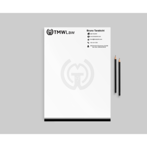 Briefkopf-Design von DesignMe Graphics für TMW Law | Design #17065905