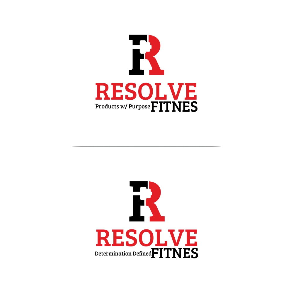 Logo-Design von Basksh Designs für RESOLVE FITNESS | Design #17087084