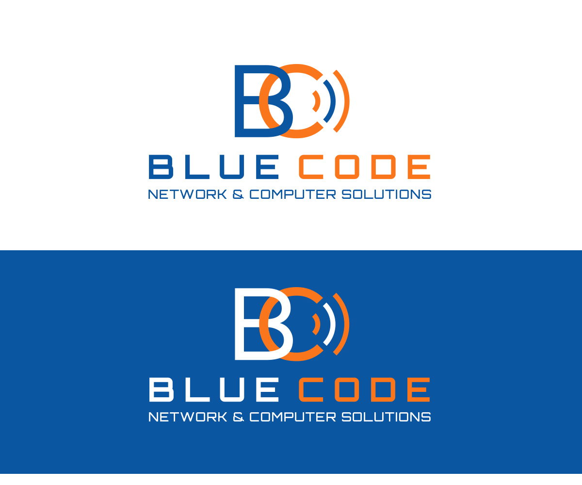Logo-Design von Maher Sh für Blue Code | Design #17089594