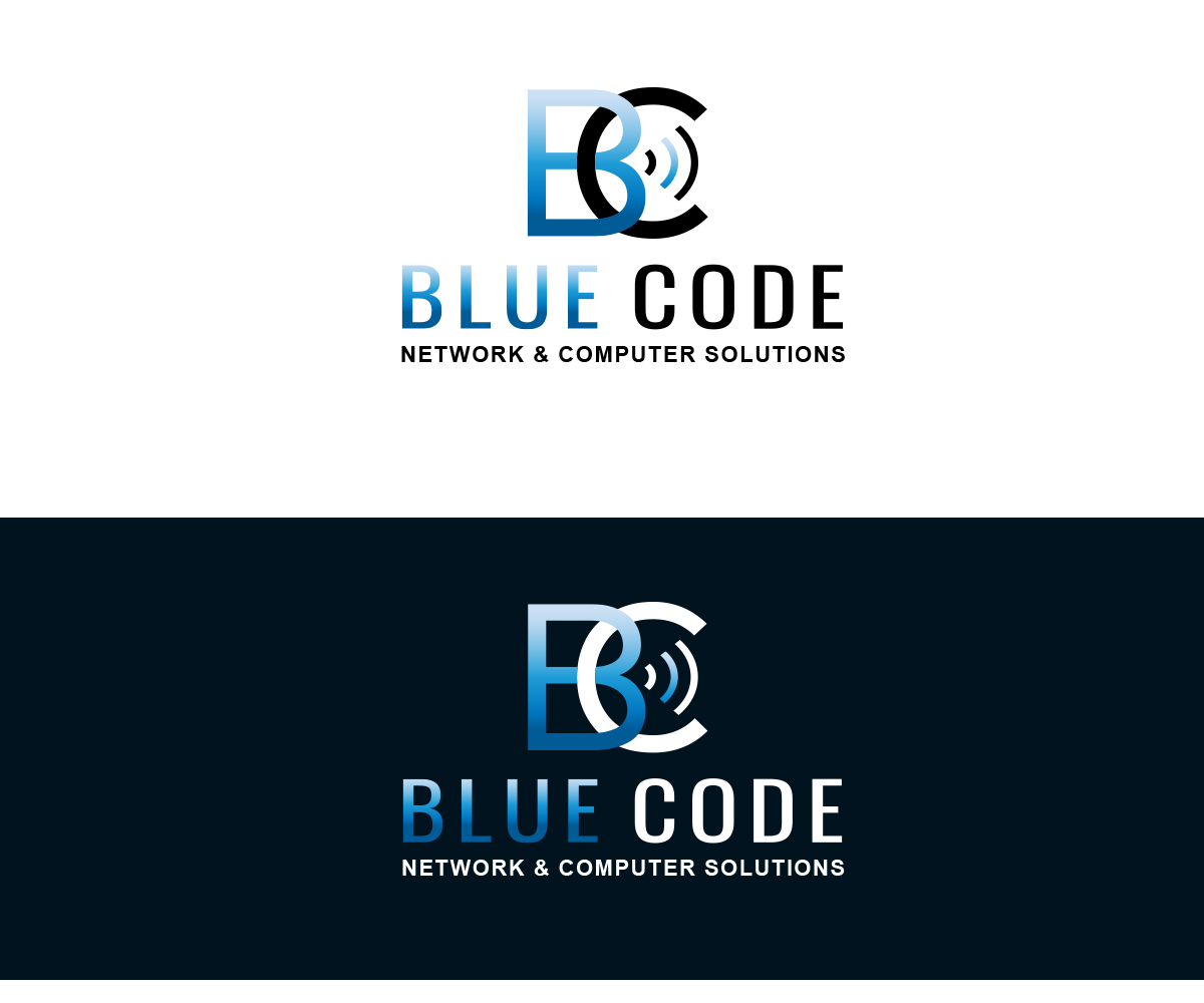 Logo Design by Maher Sh for Blue Code | Design #17115239