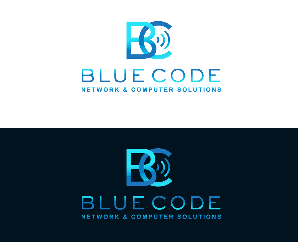Logo-Design von Maher Sh für Blue Code | Design #17177080
