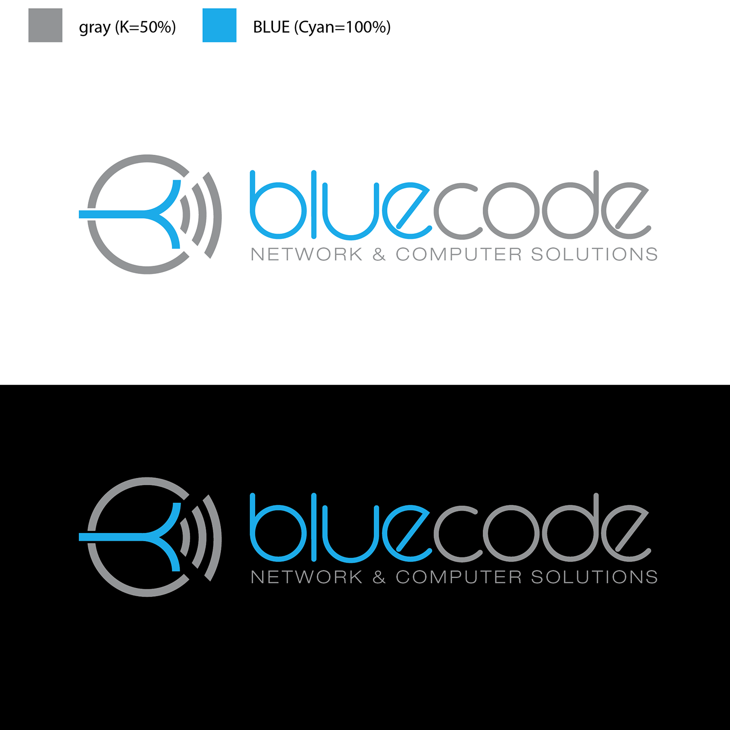 Logo Design by  geomateo for Blue Code | Design #17169283