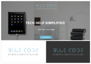 Logo Design by Amduat Design for Blue Code | Design: #17071974