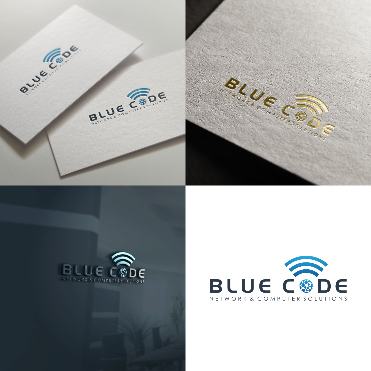 Logo Design by Djoyo for Blue Code | Design #17107714