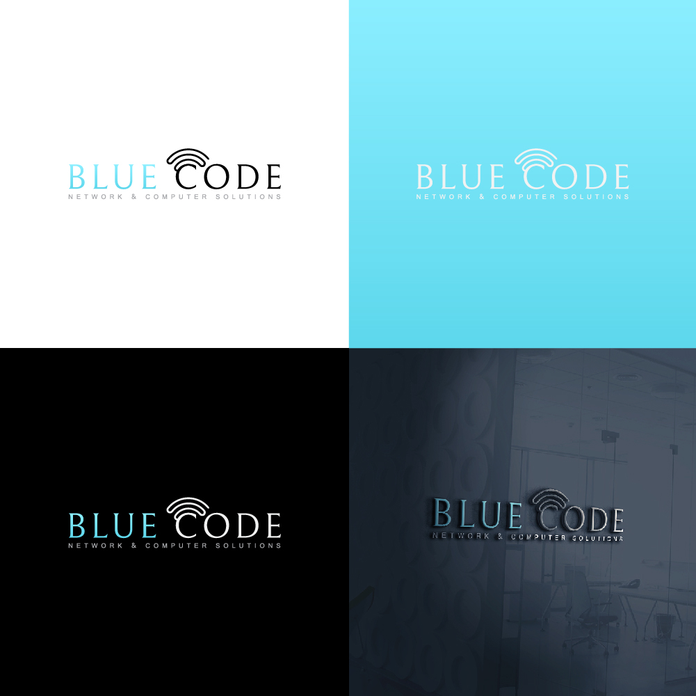Logo Design by Mime Artworks for Blue Code | Design #17167806